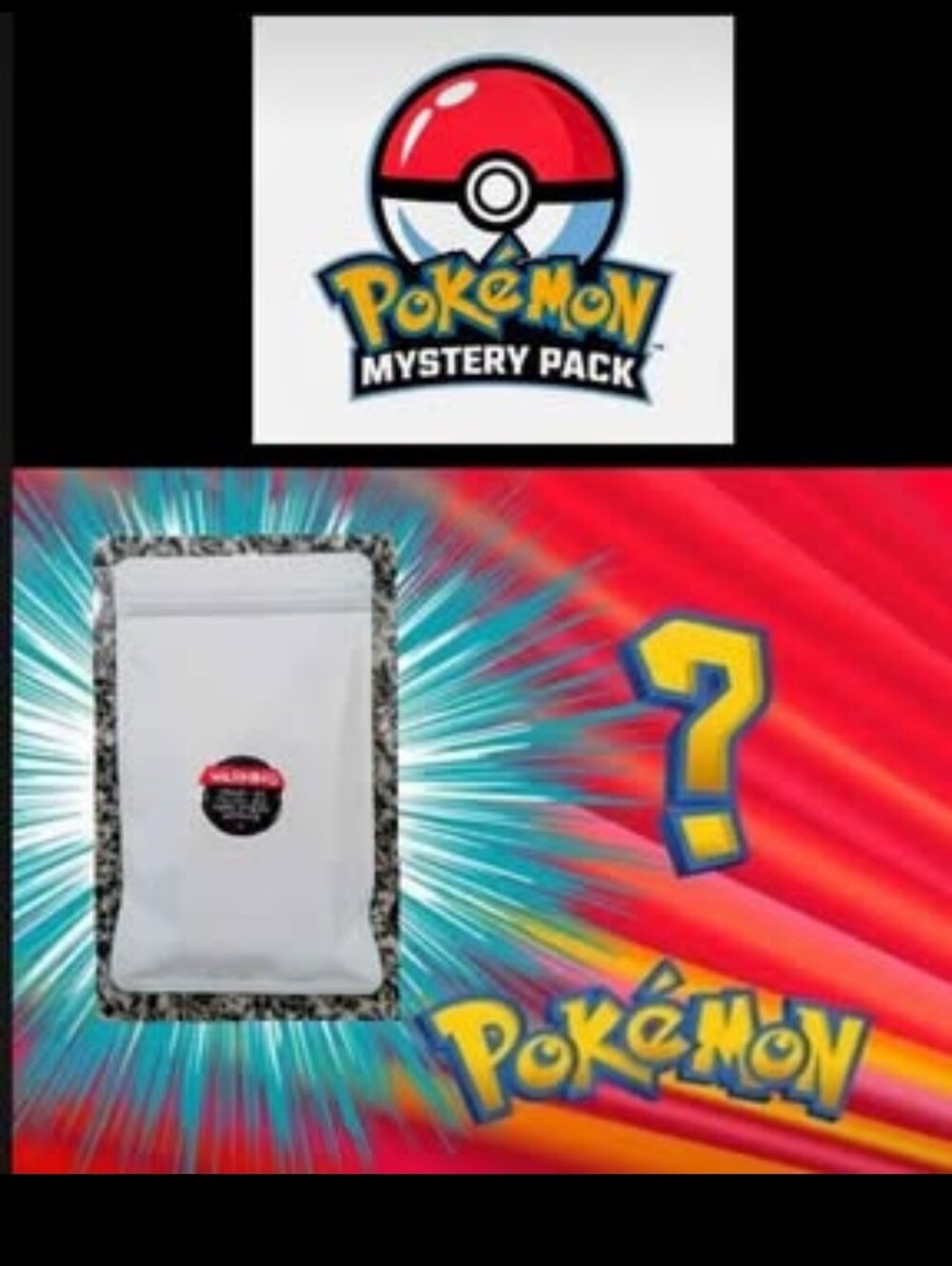 ⚡New! Pokemon Mystery Packs with Sealed Booster Pack and Guaranteed Hit ⚡